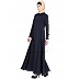 Casual abaya- Navy-Blue